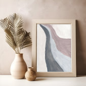 Neutrales modernes abstrakt Art Poster