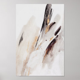 Neutrales modernes Interieur Neue Wandmalerei Poster