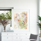 Neutrales modernes minimalistisches abstrakt Art P Poster