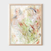 Neutrales modernes minimalistisches abstrakt Art P Poster