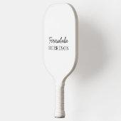 Neutrales Monogramm | Moderner minimalistischer Ch Pickleball Schläger (Links)
