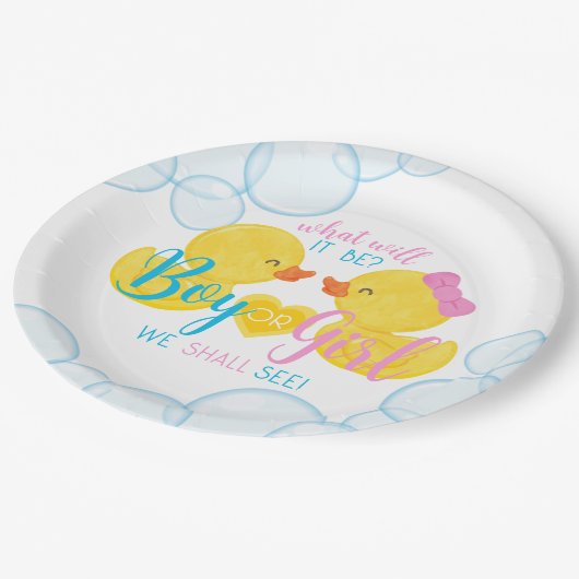 Neutrales oder offenes Party Pappteller (Schrägansicht)