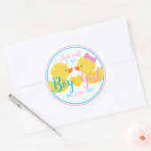 Neutrales oder offenes Party Runder Aufkleber (Umschlag)