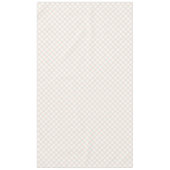 Neutrales Orange Green Gingham Muster Tischdecke (Vorderseite)