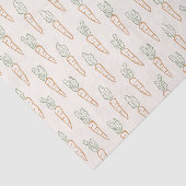 Neutrales Oster-Pattern Karotte Frühlingsgarten Be Seidenpapier (Ausschnitt)
