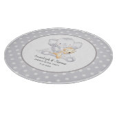 Neutrales Party des modernen Baby Elephant Baby Ge Schneidebrett (Ecke)