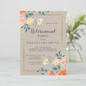 Neutrales Party für die Erdung von Wasserfarben Einladung (Stehend Vorderseite)