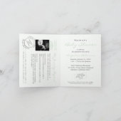 Neutrales Reisethema Pass Baby Shower I Einladung (Innenseite)