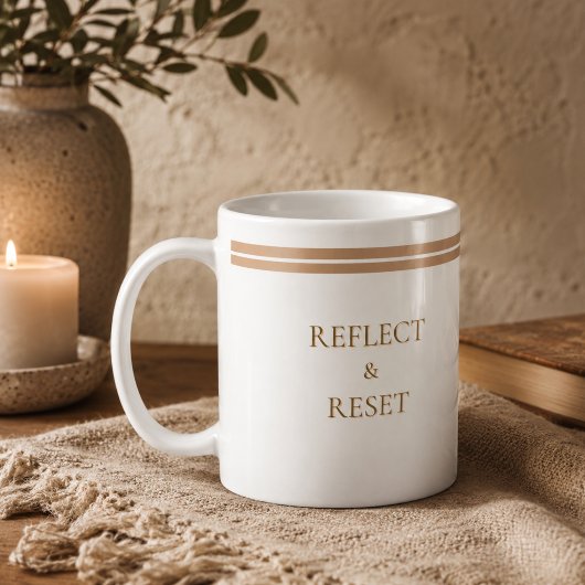 Neutrales Reset-Zitat Classic-Mug, 11 oz Kaffeetasse