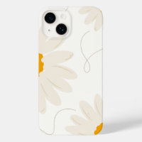 Neutrales Retro-Gänseblümchen-Blumenmuster
