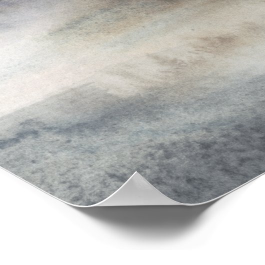 Neutrales Salzspray Poster (Ecke)