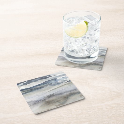 Neutrales Salzspray Rechteckiger Pappuntersetzer (Vor Ort)