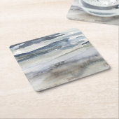 Neutrales Salzspray Rechteckiger Pappuntersetzer (angewinkelt)