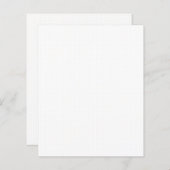 Neutrales Schlitzpapier (Vorne/Hinten)