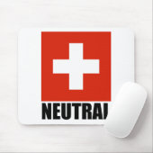 NEUTRALES (Schweizer Flagge) Mousepad (Mit Mouse)