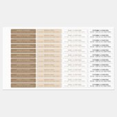 Neutrales Siegel mit verstopftem Kerzen Etiketten (Blatt)