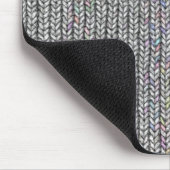 neutrales Strickwerk Mousepad (Ecke)