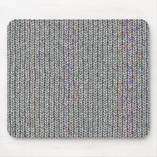 neutrales Strickwerk Mousepad (Vorne)