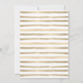 Neutrales Teddy Bear Baby Foto Geburtserklärung Einladung (Rückseite)