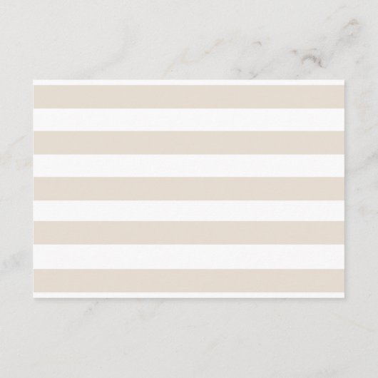 Neutrales Teddy Bear Moon Babydusche Windelwanne Begleitkarte (Rückseite)