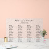 Neutrales Thema Opaque Hochzeitssitzdiagramm Acrylschild (Hochzeit)