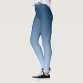 Neutrales und schlichtes Steigungs-Blau Leggings (Links)