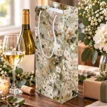 Neutrales Vintage-Weiß-Wildblumen-Blumenmuster