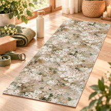 Neutrales Vintage-Weiß-Wildblumen-Blumenmuster