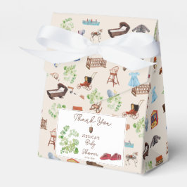 Neutrales Vintages Kinderzimmer Spielzeug Babydusc Geschenkschachtel