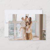 Neutrales Vintages Spielzeug Babydusche Dankeskarte (Rückseite)