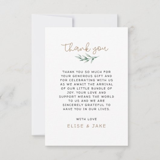 Neutrales Vintages Spielzeug Kinderdusche Danke (Vorderseite)