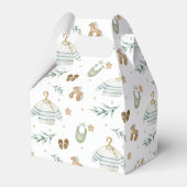 Neutrales Vintages Spielzeug Kinderdusche Danke Geschenkschachtel (Rückseite)