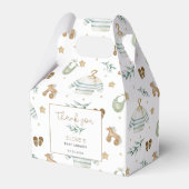 Neutrales Vintages Spielzeug Kinderdusche Danke Geschenkschachtel (Vorderseite)