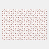 Neutrales Waldland-Set von 3 Flachblechwraps Geschenkpapier Set (Vorderseite 3)