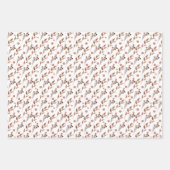 Neutrales Waldland-Set von 3 Flachblechwraps Geschenkpapier Set (Vorderseite 2)