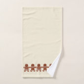Neutrales Weihnachtsgingerbrot Badehandtücher Set  (Handtuch)
