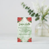 Neutrales Weihnachtswutelfahrschein Begleitkarte (Stehend Vorderseite)