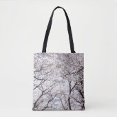 Neutrales weißes Kirschblossom Florals von Ava Tasche (Vorderseite)