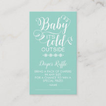 Neutrales Windeln Raffle Baby Es ist kalt im Freie