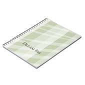 Neutrales Zebramuster Notizblock (Linke Seite)
