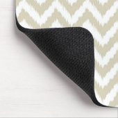 Neutrales Zickzack Muster TANs Mousepad (Ecke)