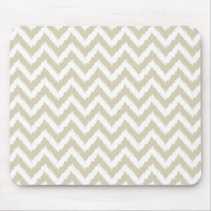 Neutrales Zickzack Muster TANs Mousepad