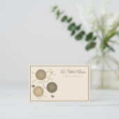 Neutrales Zwittern Visitenkarte (Stehend Vorderseite)