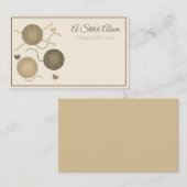 Neutrales Zwittern Visitenkarte (Vorne/Hinten)