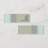 Neutralität - dünn mini visitenkarte (Vorne/Hinten)