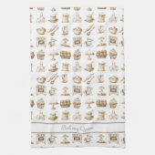 Neutrals Baking-Königin  Geschirrtuch (Vertikal)