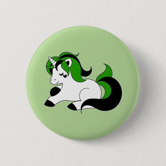 Neutrois Einhorn Button (Vorderseite)