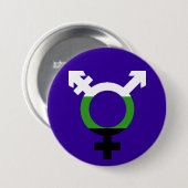 Neutrois Flag Trans Symbol Button (Vorne & Hinten)