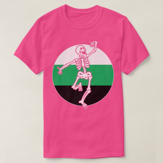 Neutrois Gay Skeleton seual Identity Nonbinary T-Shirt (Design vorne)