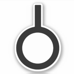 Neutrois Gender-Symbol Aufkleber